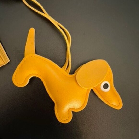 BOUTIQUE PUFF DOG AND SCARF BAG CHARM - Picture 3 of 4